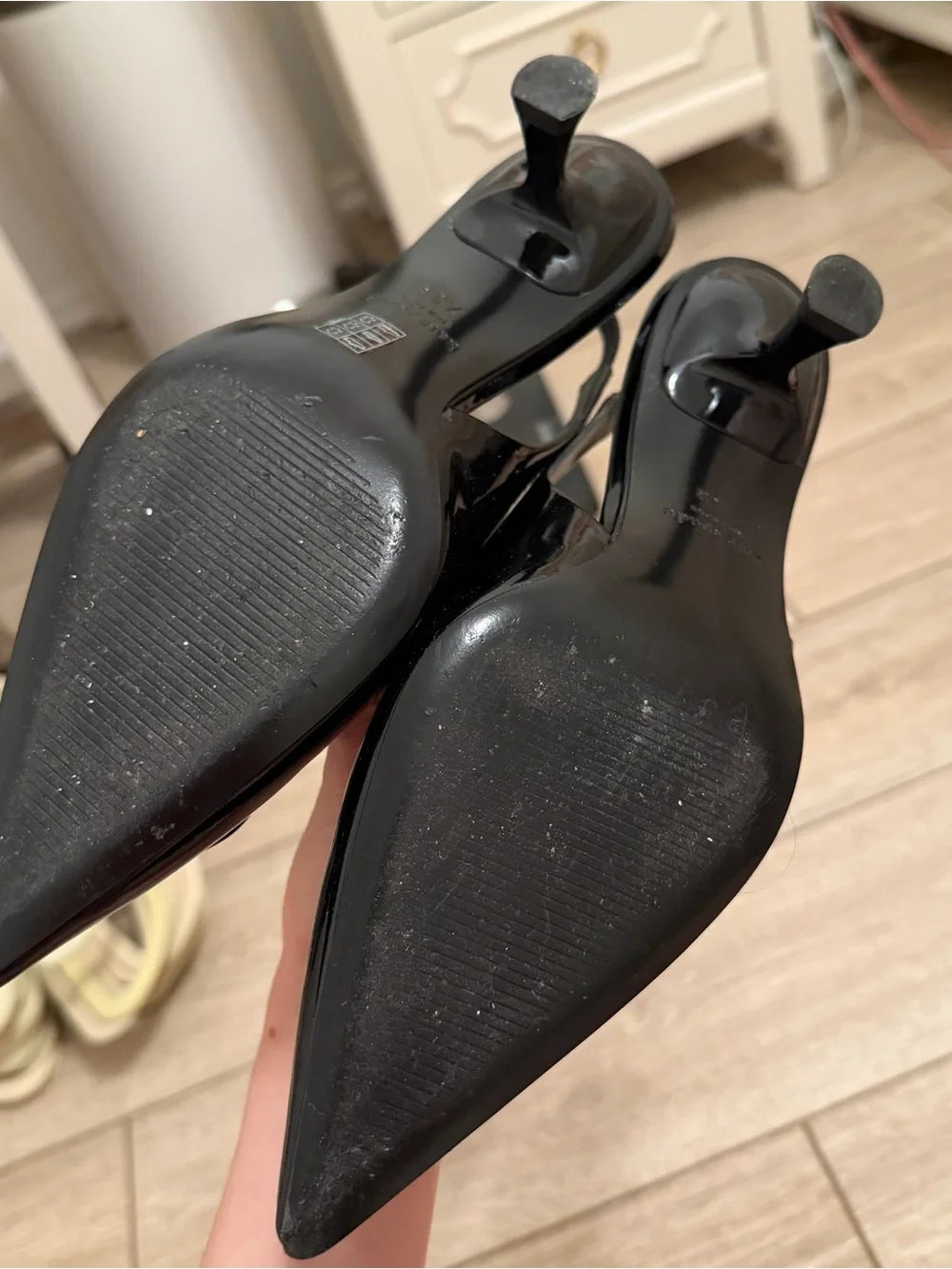 Kate Spade Lover Slingback Black Heart Kitten Heel